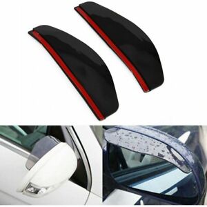 2Pcs Car Rear View Wing Mirror Rain Board Guard Eyebrow Sun Shade Shield Durable