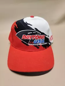 Vintage Logo Athletic Daytona Speedway Limited Splash Hat Cap OSFM Adjustable - Picture 1 of 13