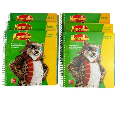 McGraw Hill Maravillas Grade 4 Teacher's Edition Package Units 1-6 Spanish - Image 1 of 4