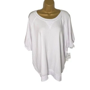 Theo & Spence Taco Chip Short Sleeve Pajama T-Shirt White 3X - Picture 1 of 3