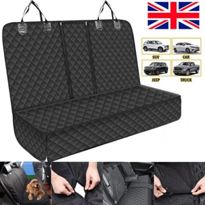 Car Rear Back Seat Cover Pet Dog Protector Mat Non-slip Waterproof Seat Cushion - Picture 1 of 17