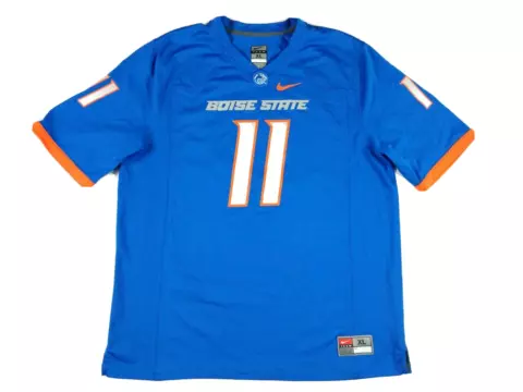 Nike Boise State Broncos #11 Kellen Moore Football Jersey Mens XL Blue Orange Cover