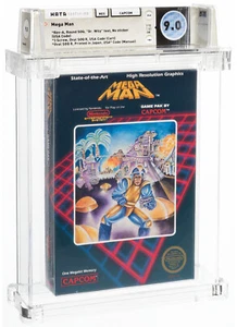 Mega Man Nintendo NES Capcom USA Wata 9.0 Round SOQ., Dr. Wily - Picture 1 of 2
