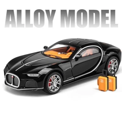 1:24 Bugatti Atlantic Alloy Sports Car Model Diecasts Metal Toy Race Kids Gift - Image 1 of 4
