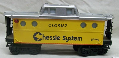 1970's Lionel 0-Gauge Chessie Lighted Caboose #6-9167 In Box Excellent Condition - Image 1 of 4