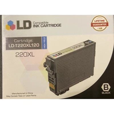 220XL Epson-Compatible Replacement Ink Cartridges Set of 2 NEW Sealed NO BOX - Image 1 of 4