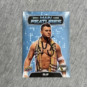 Upper Deck 2022 AEW All Elite Wrestling #MF-9 Caratteristiche principali MJF Firmato IP Auto - Foto 1 di 2