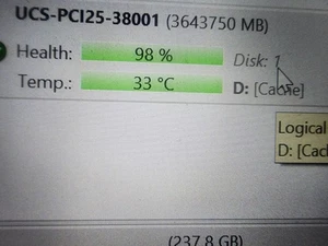 3.82TB PCIe Hitachi 3.82TB NVMe SSD U.2 Connector 2.5" HD HUSPR3232ADP301 - Afbeelding 1 van 4