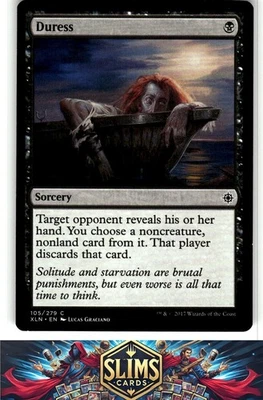 Magic the Gathering MTG Ixalan Duress #105 Buy 2 Get 1 - Image 1 of 2
