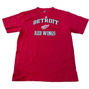 Majestic Detroit Red Wings NHL Herren Gr. XXL Tall T-Shirt rot - Bild 1 von 7