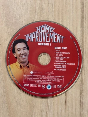 Home Improvement Season 1 DVD (Disc Only) REGION 1 LOCKED - Image 1 of 3