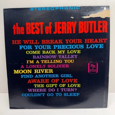THE BEST OF JERRY BUTLER VINYL LP 12" RECORD - Exodus EX-309 - Bild 1 von 4