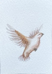 ACEO Original Mixed Media Painting Art - Picture 1 of 1