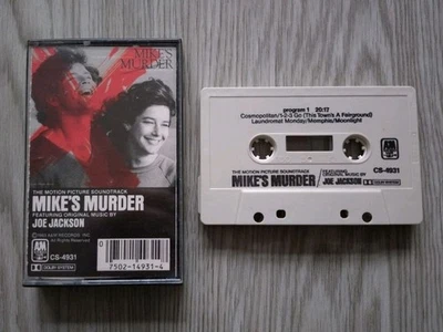 Mike's Murder Soundtrack Feat. Joe Jackson - Cassette Album Audio Tape 1983 - Image 1 of 4