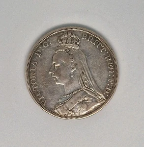 1892 Queen Victoria Jubilee Head Silver Crown - Picture 1 of 2