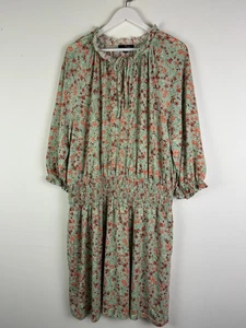 Suzanne Betro Dress 3X Plus Size Woman XXXL Floral Print Cottagecore Pockets - Picture 1 of 4