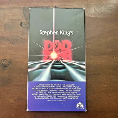Vtg Stephen King The Dead Zone VHS Tape Christopher Walken Horror Sci Fi 1983 - Image 1 of 3