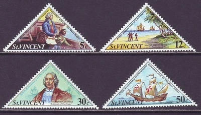 St Vincent 1973 SC 346-349 MNH Set 475 Aniversario de Colón 3er Viaje Foto 1 de 2