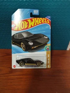 2025 Hot Wheels 71 Lamborghini Miura SV Black #78/250 HW: 70'S VS 90'S ๐ - Picture 1 of 10