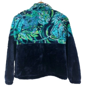 Lilly Pulitzer Kids Keala Sherpa Popover Half Zip Cozy Soft Blue Size XL 12-14 - Picture 1 of 8