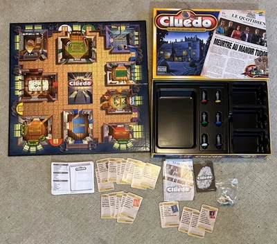 Parker Bros Cluedo Board Game French Clue - 99% Complete - Missing Dice - Image 1 of 4