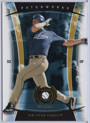 2005 Fleer Patchworks Gold #71 Jon Knott #'d 36/99 - Image 1 of 2