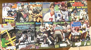 Lot 13 NFL SI Washington Redskins Commanders Sports Illustrated Super Bowl - Bild 1 von 13