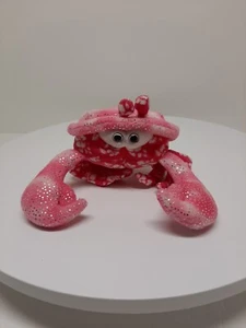 Ty 2006 Beanie Buddies Pink Sparkly Crab Sunburst Plush Soft Toy Stuffed Animal - Picture 1 of 9