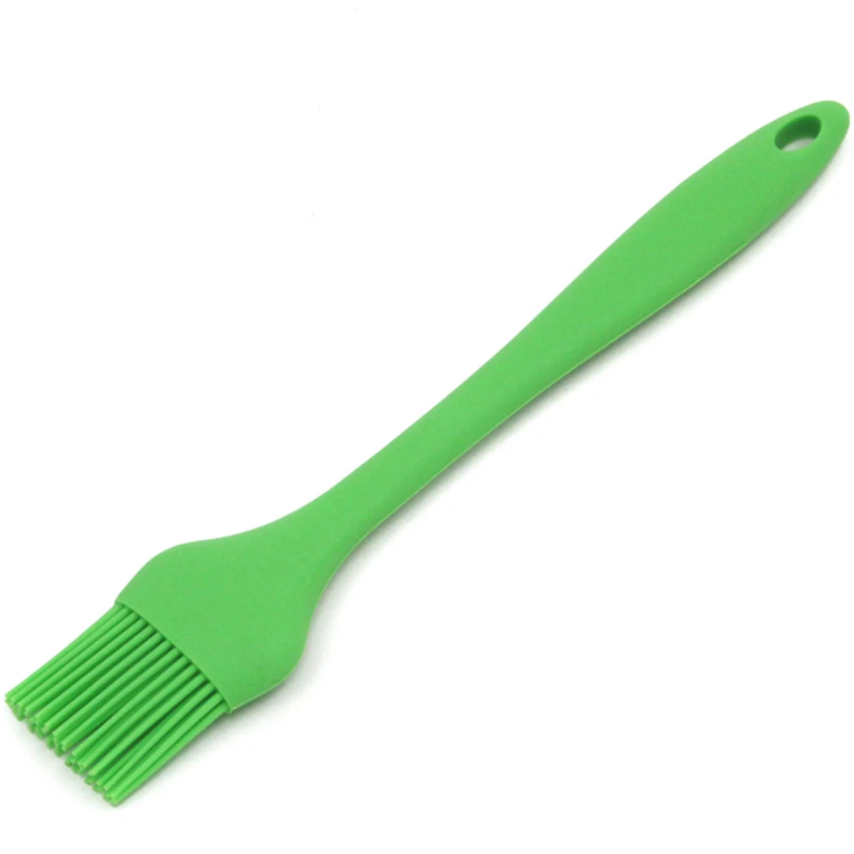 Chef Craft Premium Silicone Heat Resistant BBQ 10.5" Basting Brush, Green - Image 1 of 1