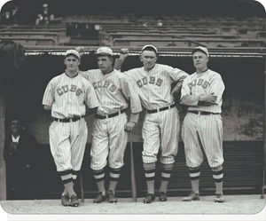 Alfombrilla de ratón con foto clásica vintage de los Chicago Cubs arte béisbol deportes - Imagen 1 de 2