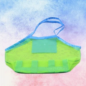Mesh Bag Beach Toys Baby Toys Organizers Storage Sand Toy Bag - Picture 1 of 11