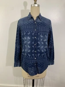 Banana Republic Denim Shirt Western XS - Picture 1 of 10