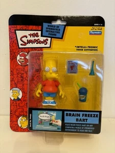 Playmates The Simpsons BRAIN FREEZE BART Figur SEALED WOS INTERACTIVE 2004 - Bild 1 von 12