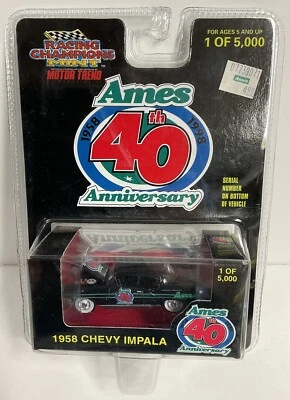 *NUEVO* Chevy Impala 1958 Racing Champions (Ames 40th) (1 de 5000) Foto 1 de 4