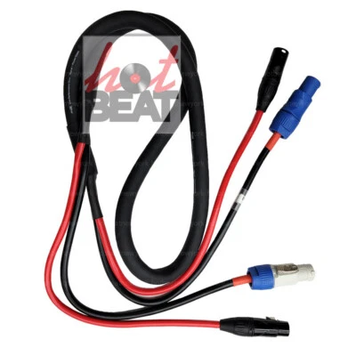 ProX 6 ft Dual Powercon XLR Link Audio Power Signal Cable for Line Array Systems - Image 1 of 4