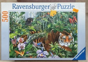 500 Pieces Jigsaw Puzzle, RAVENSBURGER, "Dschungelleben" - Picture 1 of 5