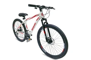 Bicycle Mountain Bike Monkline White/Red color, 27.5" Tire Aluminum Alloy - Picture 1 of 11