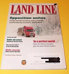 Land Line Trucking Magazine Dec 2011 / Jan 2012 FREE SHIP! - Bild 1 von 2