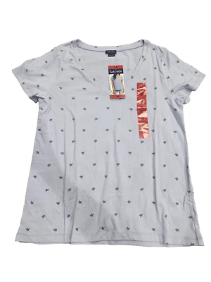 Splendid Short Sleeve V-Neck T-Shirt, Women's Medium Purple Ladies New - Image 1 of 4