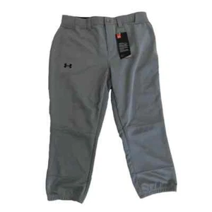 Under Armour Women's Strike Zone Softball Gray Pants 1281968-035 size S - Picture 1 of 5