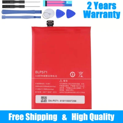 For OnePlus 5/ 5T Replacement Battery 3100mAh BLP571 + Free Tools - Image 1 of 4