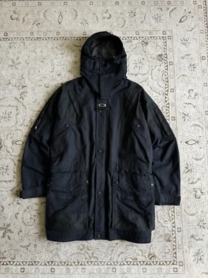 Vintage 90s Oakley Software Utility Tech Heavy Jacket Mask Ski Size XL - Image 1 of 4