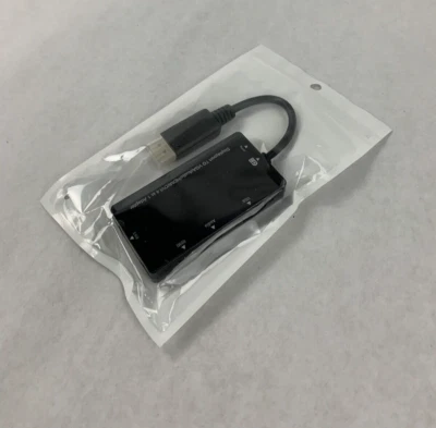 New Box Open DisplayPort DP-VDH HDMI Dual Link DVI VGA Adapter 4 in 1 with Audio - Image 1 of 4