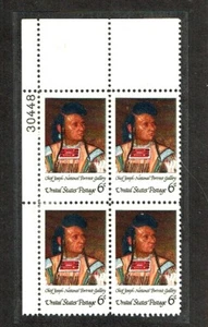 1968 U.S. COMMEM 6c CHIEF JOSEPH Plt#Blk of 4 Sc#1364 M/NH/OG GEM See Note - Picture 1 of 1