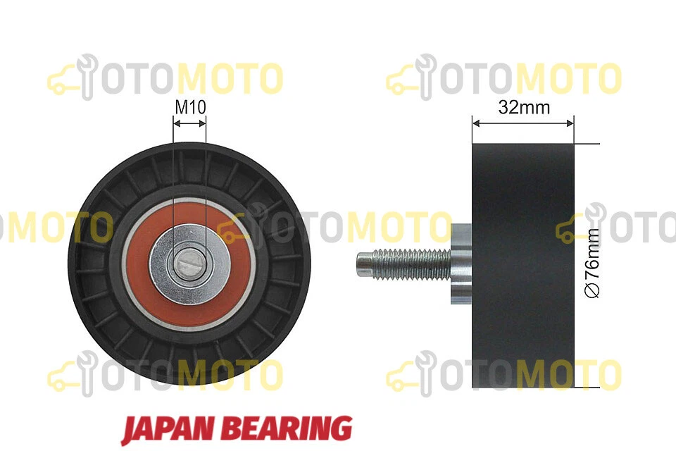 POULIE RENVOI/TRANSMISSION COURROIE DE DISTRIBUTION POUR LDV - Photo 1/1