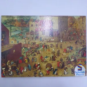 Rarissimo puzzle Schmidt 4000 Bruegel Brueghel il Vecchio giochi per bambini ottime condizioni - Foto 1 di 6