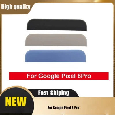 Rear Cover Glass Strips For Google Pixel 8 Pro Top Upper Back Cover Replacement - Image 1 of 4