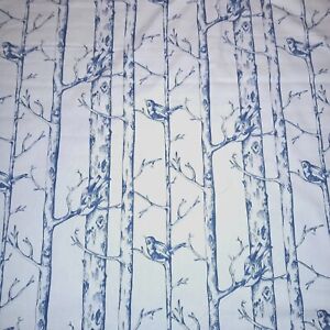 Prestigious Textiles Jenny Wren Porcelain Designer Fabric 100% cotton  146cm