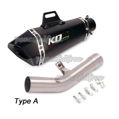 For Suzuki GSF650 GSX650F 2007-2016 GSF1250 2007-2018 Mid Link Pipe Silencer Tip - Image 1 of 4