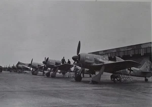 1974 Focke Wulf Fw 190 WW2 Luftwaffe Squadron WWII Aircraft Photographic Plate - Picture 1 of 3